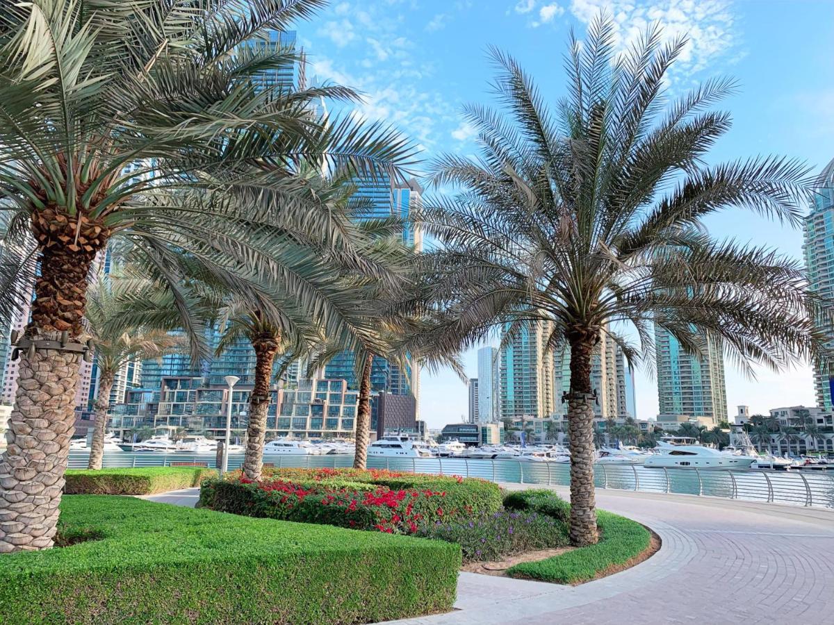 5 Star Serviced Apartment With Beach Access In The Heart Of Dubai Marina Free Welcome Gift Box Upon Arrival Exterior foto